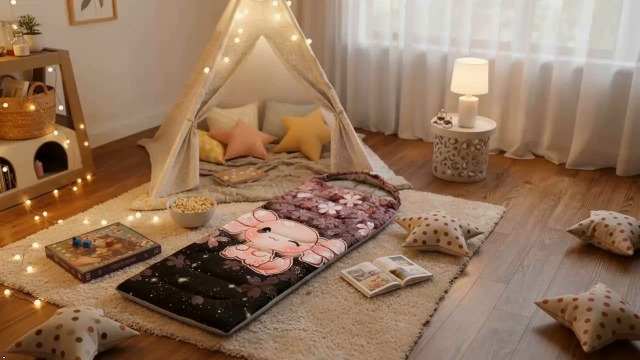 Amazon.com: QOOMO Kawaii Axolotl Bedding Set Pink Cherry Blossom